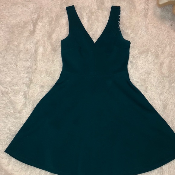 Forever 21 Dresses Dark Teal Stretch Dress Poshmark
